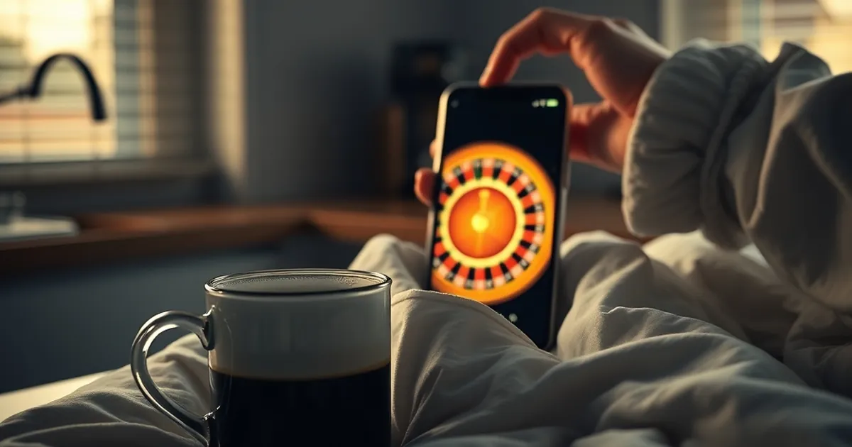 44% of UK jackpot chases happen before first coffee