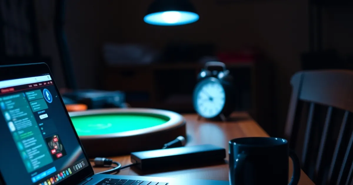 Poker timeout clocks at 2am triple UK sit-out rates