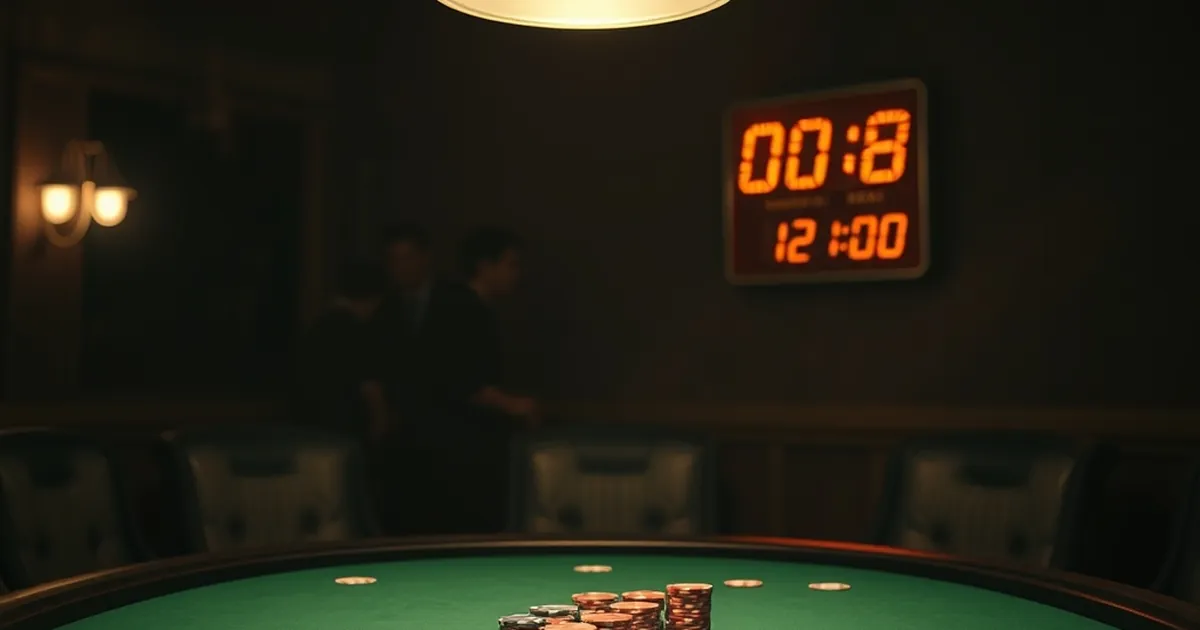 Poker timer warnings at 2am halve sit-out mistakes